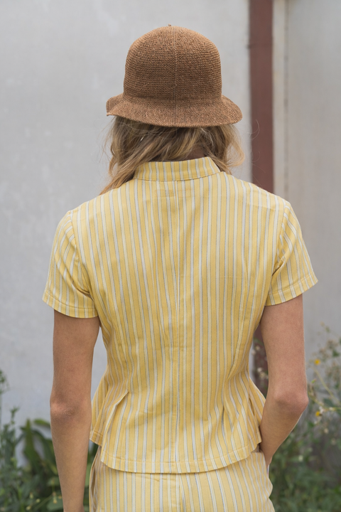 Blusa Tomarus Mantequilla Rayas