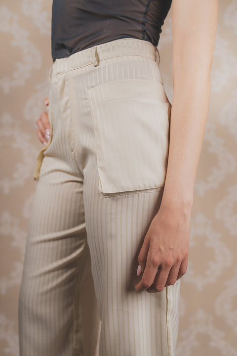 Pantalón Calligrapha Mantequilla