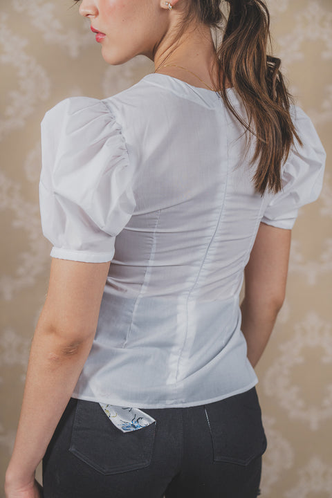 Blusa Metaclisa Blanca