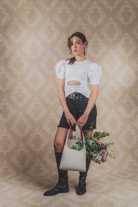 Blusa Metaclisa Blanca