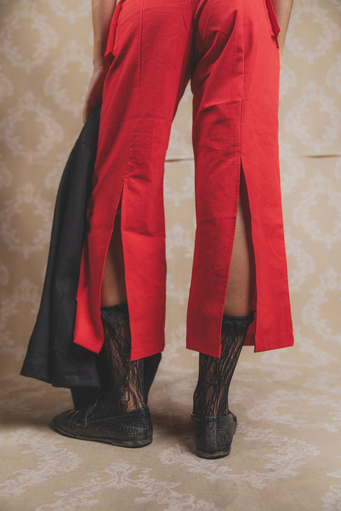 Pantalón Calligrapha Rojo