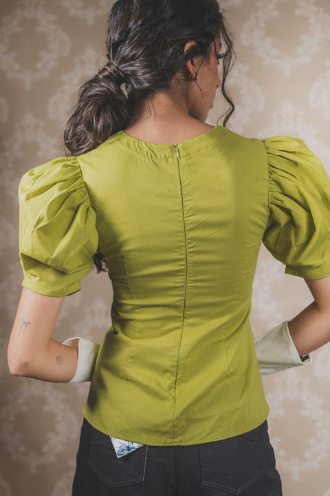 Blusa Metaclisa Pistacho