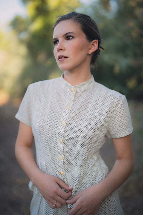 Blusa Tomarus Beige Puntos