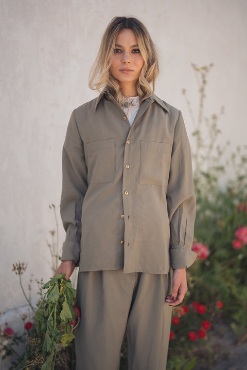 Blusa Hippodamia Verde Militar