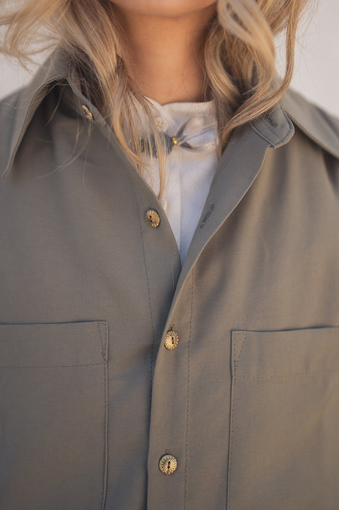 Blusa Hippodamia Verde Militar