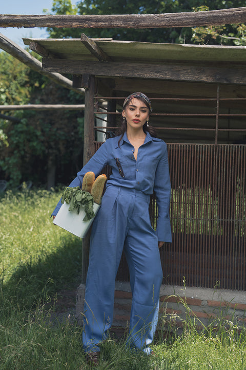 Pantalón Plusiotis Azul