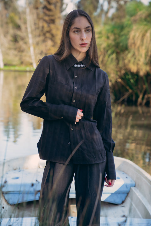Blusa Hippodamia Negra