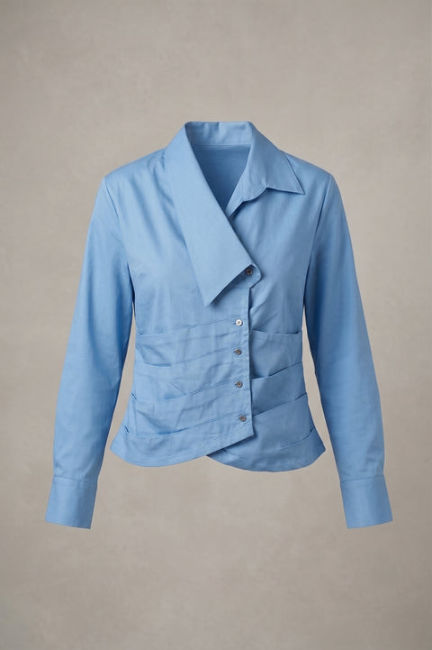 Blusa Dymusia Celeste