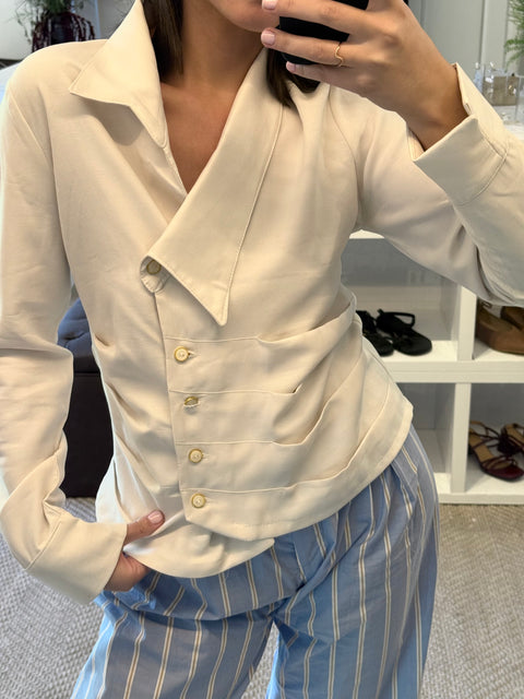 Blusa Dymusia Cruda Cupro