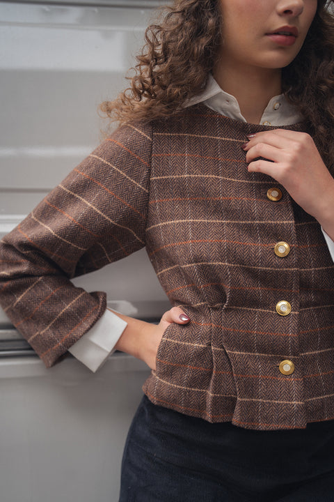 Chaqueta Cummingii Café