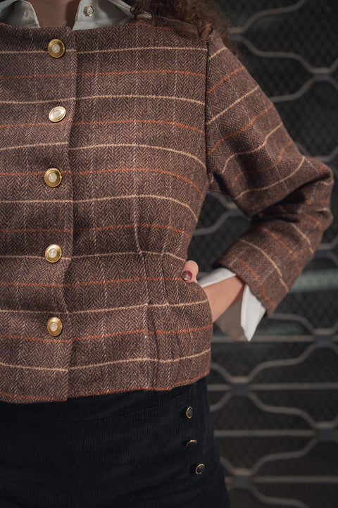 Chaqueta Cummingii Café