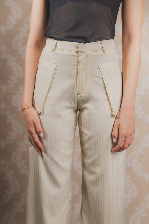 Pantalón Calligrapha Mantequilla
