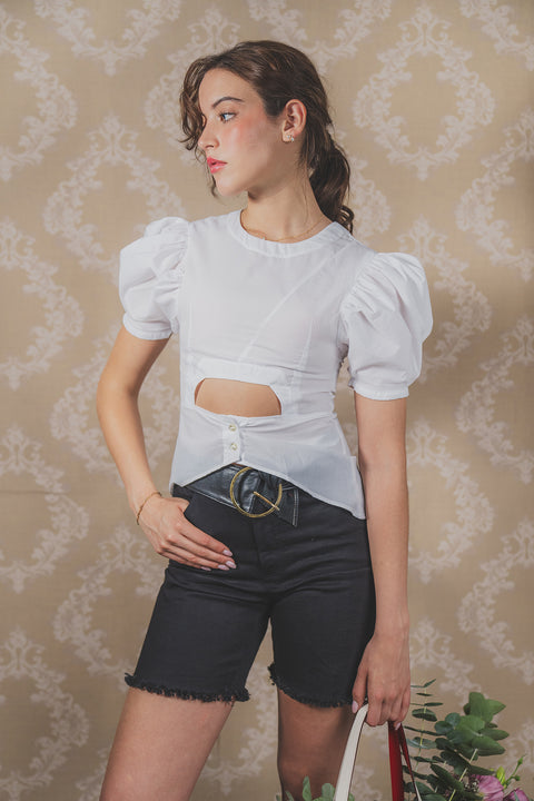 Blusa Metaclisa Blanca