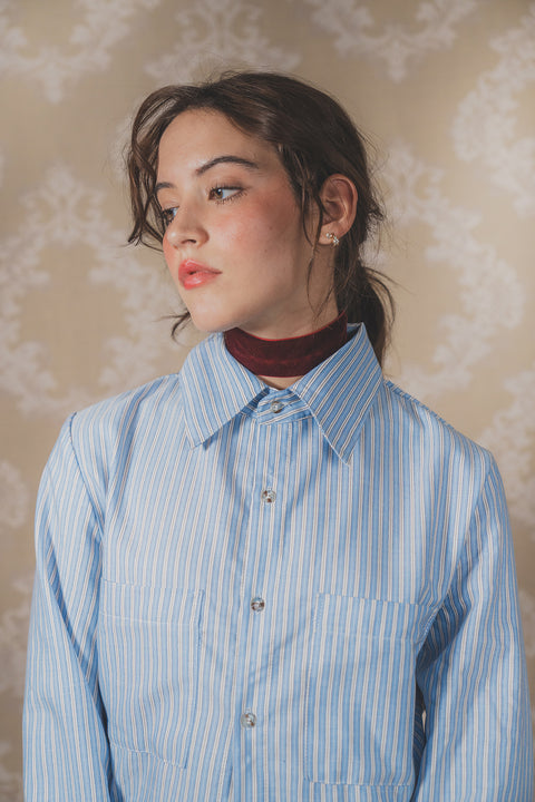 Blusa Hippodamia Celeste