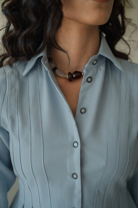 Blusa Aegorhinus Celeste