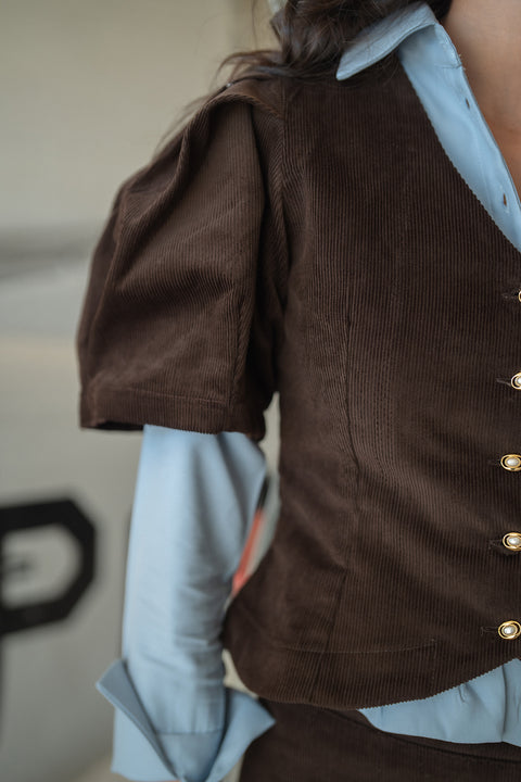 Blusa Oryctomorphus Café