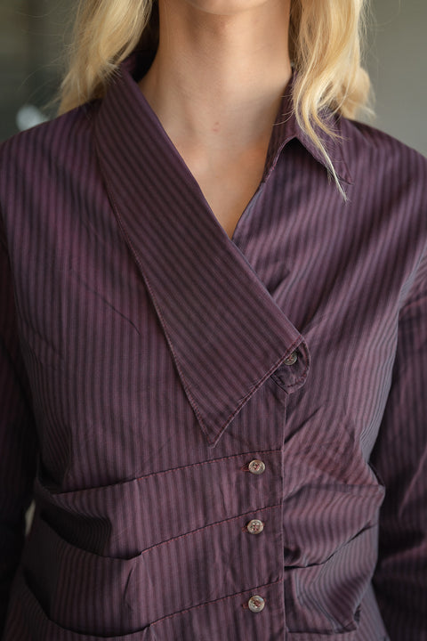 Blusa Dymusia Ciruela