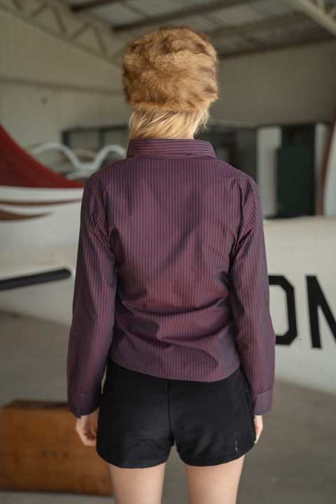 Blusa Dymusia Ciruela