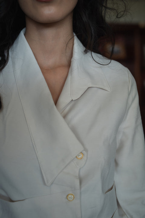 Blusa Dymusia Cruda Cupro