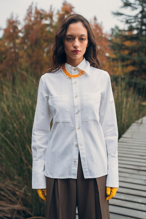 Blusa Hippodamia Blanca