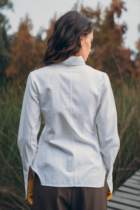 Blusa Hippodamia Blanca