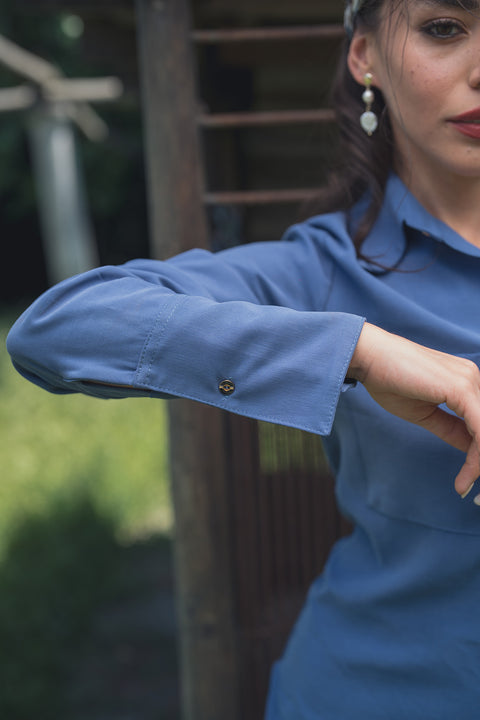 Blusa Hippodamia Azul