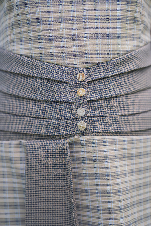 Vestido Calydon Marfil Cuadrille