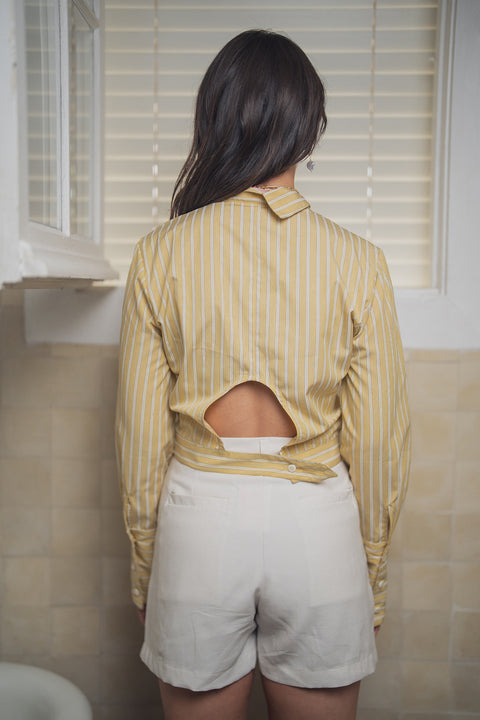 Blusa Acalyptus Mantequilla