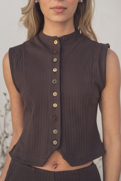 Polera Megathopa Café