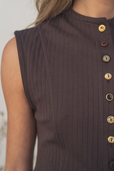 Polera Megathopa Café