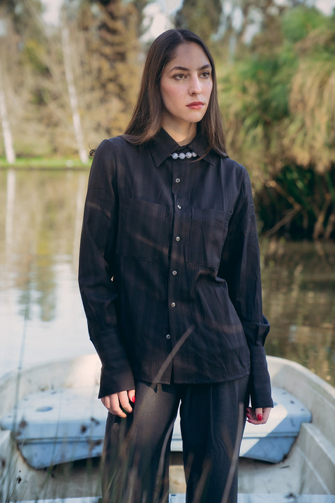 Blusa Hippodamia Negra