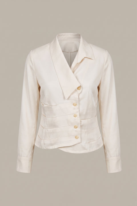 Blusa Dymusia Cruda Cupro