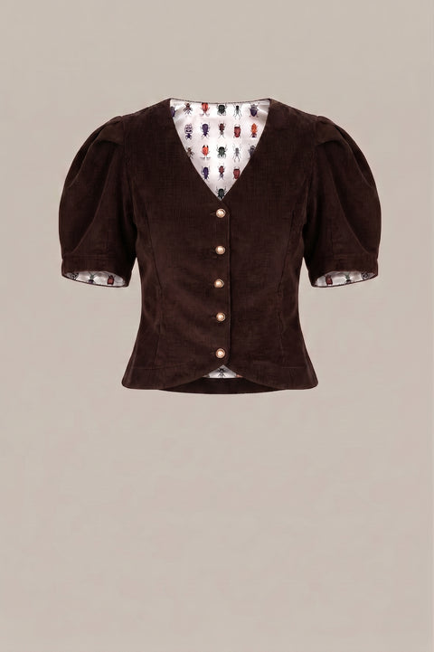 Blusa Oryctomorphus Café